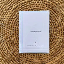 Load image into Gallery viewer, A6 Greeting Card – ‘Rā whānau ki a koe’ / Happy Birthday (to you)
