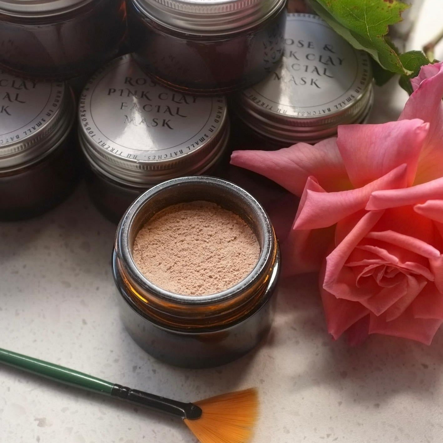 Kimihana - Rose Clay Facial Masks