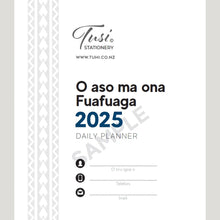 Load image into Gallery viewer, 2025 Fuafuaga | Bilingual Samoan English Daily Planner (A5 Size)
