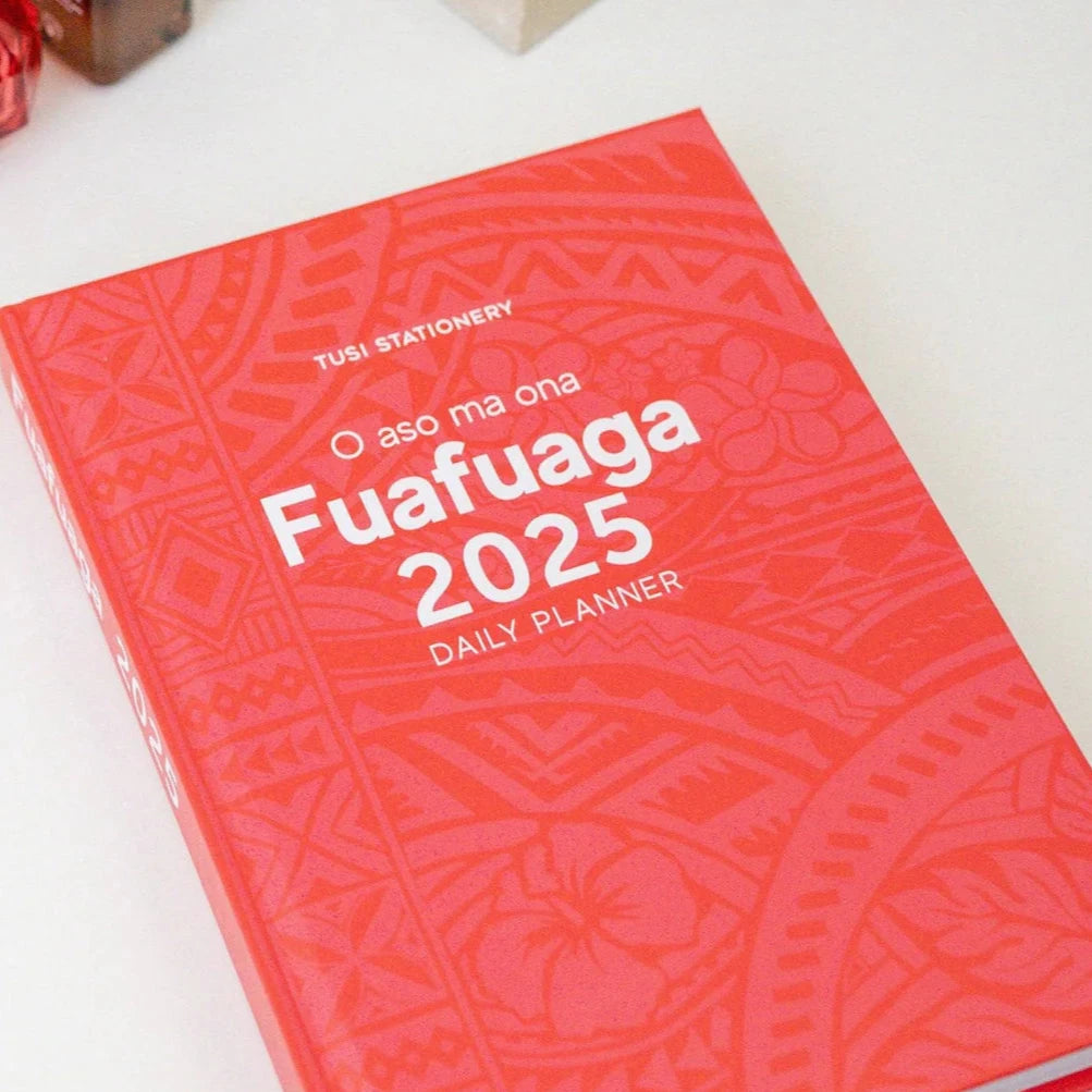 2025 Fuafuaga | Bilingual Samoan English Daily Planner (A5 Size)