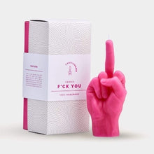 Load image into Gallery viewer, F*ck You Candle Hand - Pink
