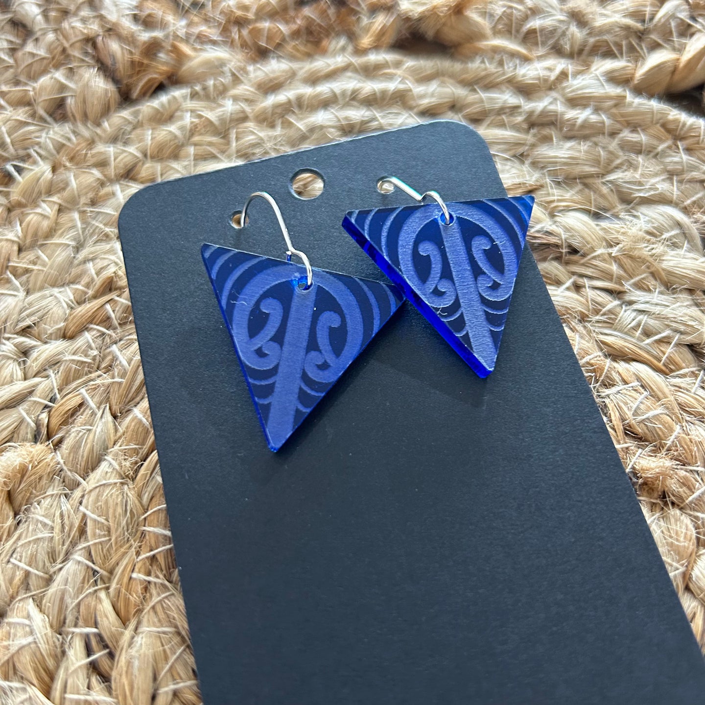 Nichola Earrings - Mangopare II / Blue Clear