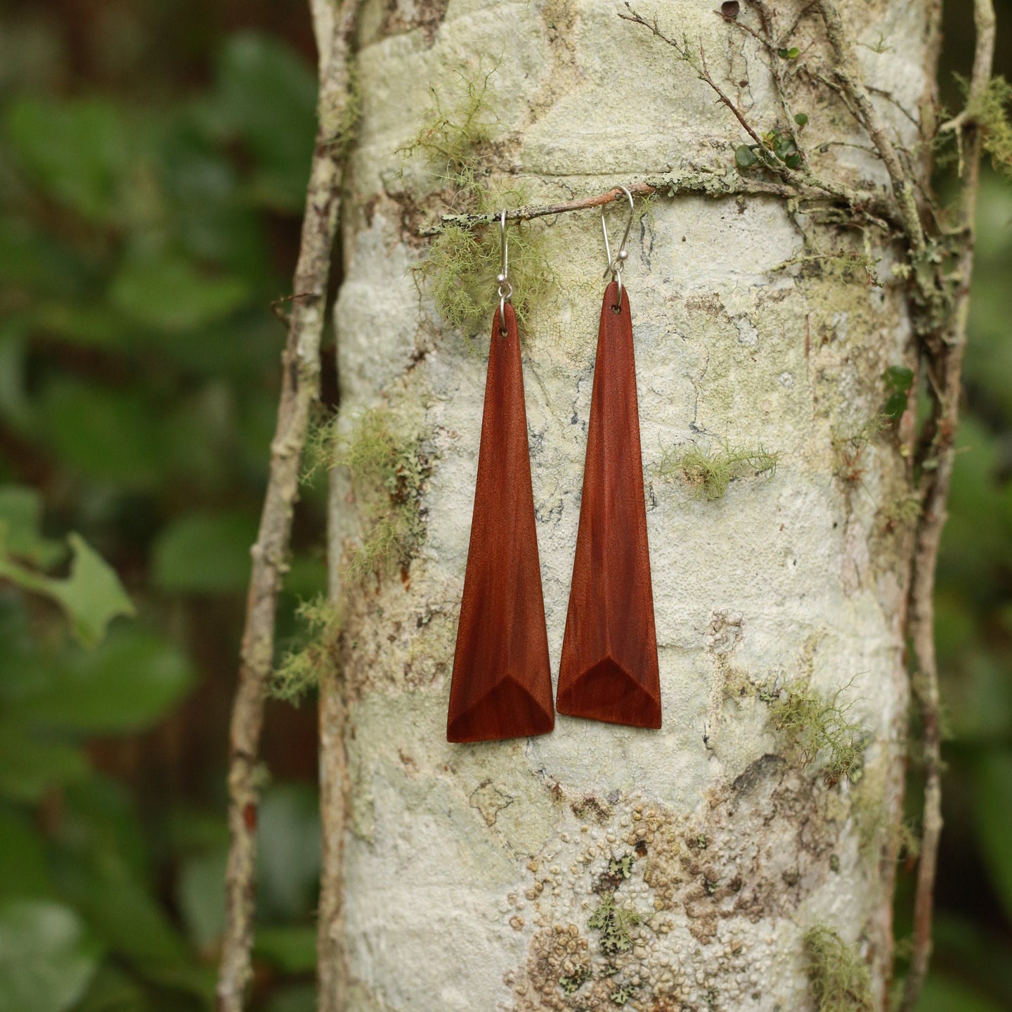 Toki Earrings - (Swamp Kauri)