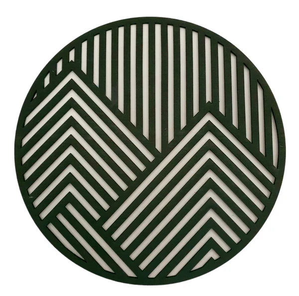 Geometric Circle Mountain Wall Art