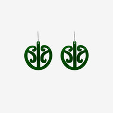 Load image into Gallery viewer, Nichola Earrings - Mangopare / Green Clear
