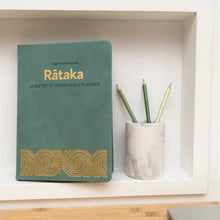 Load image into Gallery viewer, Rātaka Undated 12-Month Daily Planner (Premium) Teal Blue
