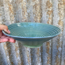 Load image into Gallery viewer, Teal Spiral Bowl
