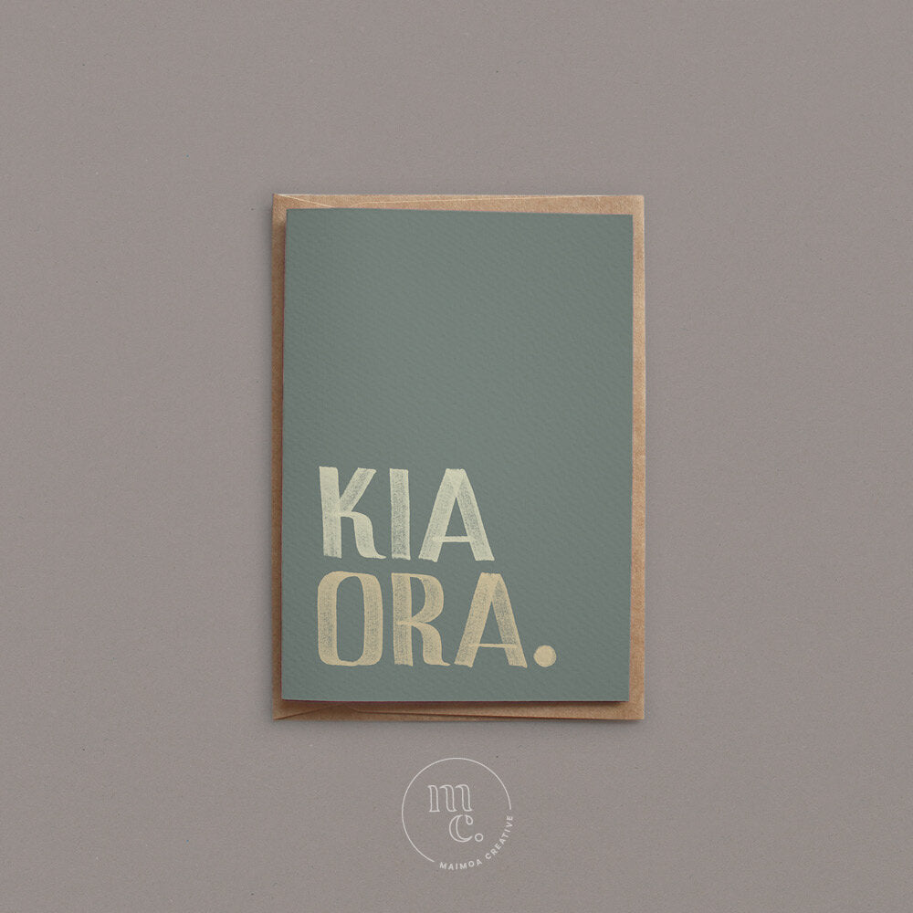 Kia Ora - Hello